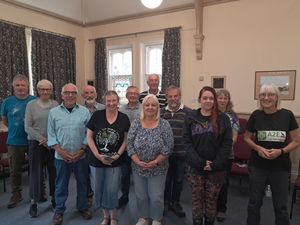 Volunteers from the repair cafe with their first aid trainer Cara Allison