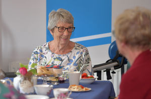 Jubilee tea at the MS Therapy Centre, Tettenhall.
