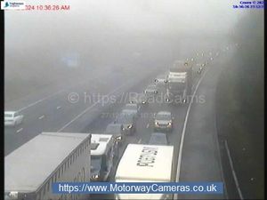 Supporting image for story: Further travel disruptions as two motorways congested