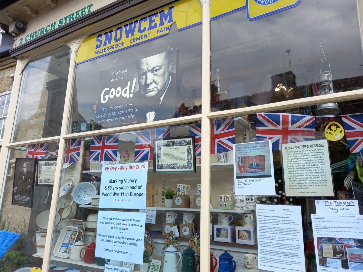 Cleobury Mortimer shop owner criticised over Enoch Powell photo says she will be compliant but not defeatist