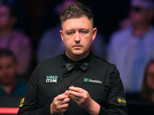 Kyren Wilson during his match against Lei Peifan