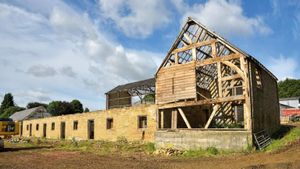 Before - how the property at Upper Norton near Craven Arms looked prior to the redevelopment.
