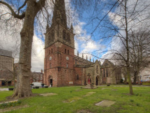 Supporting image for story: Leasehold for cafe in stunning medieval Shrewsbury church up for sale