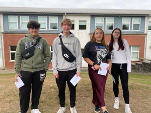 Ysgol Calon Cymru – Lewis Bevan with 9 grades at C or above, Jai Field with four passes, Annabelle Taley-Fitzgerald 5A*, 5As and 2 B’s and Aoife-Mai Harrison with 8 passes.