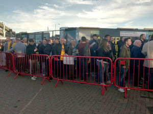 Supporting image for story: Fans unhappy at being forced to queue at Wolverhampton railway station after match