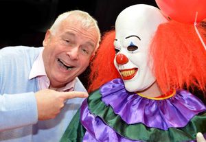 Christopher Biggins meets Pennywise the Clown from IT