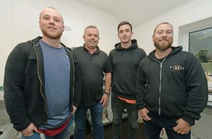 The management team at CBD Virtue: Dean Burke, Richard Butler, Shannon Fyfe and Ross Burke