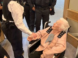 Supporting image for story: Care home resident, 97, ‘arrested’ in birthday surprise