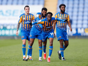 Supporting image for story: Nathanael Ogbeta delighted to inspire young Shrewsbury Town fans with a quick kickabout