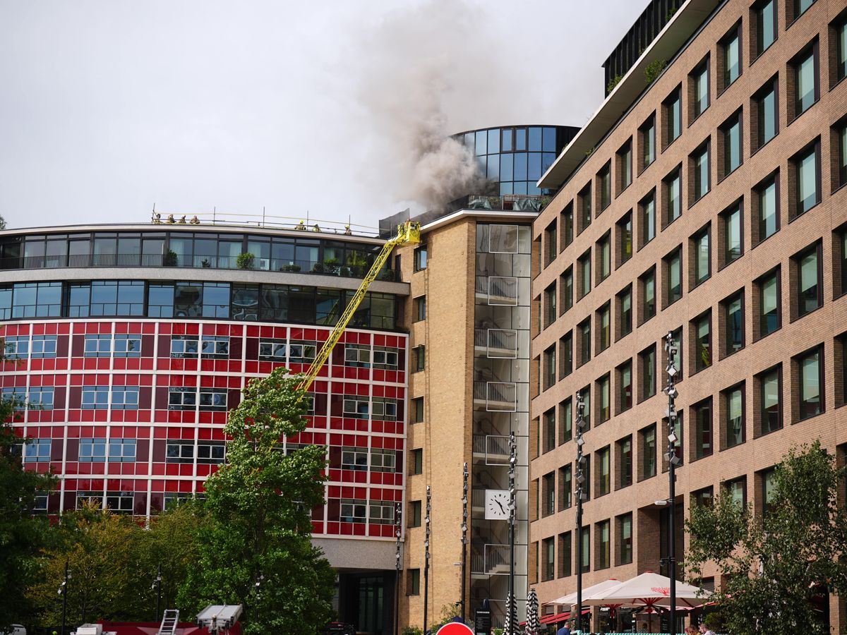 About 22 people evacuated after blaze at BBC’s former HQ Television Centre About 22 people evacuated after blaze at BBC’s former HQ Television Centre