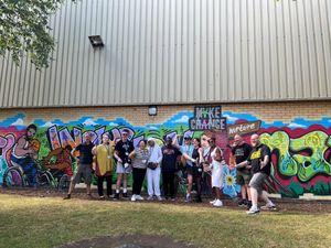 Supporting image for story: Tennis centre mural celebrates diversity and inclusion