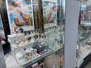 Tens of thousands of pounds worth of watches remained safe