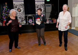 The event allows older people to come together, make friends and enjoy a dance