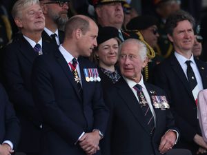 The Prince of Wales and the King at the UK’s national commemorative event for the 80th anniversary of D-Day