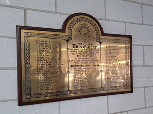 The memorial features more than 60 names of rail workers in Wolverhampton who died in the war