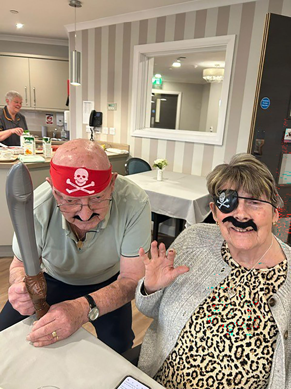 Staff at Kidderminster care home enjoy lively scavenger hunt for National Fun at Work Day