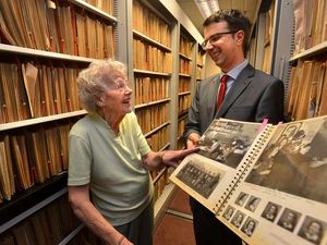 Supporting image for story: WATCH: Perfect gift for 90-year-old former Express & Star librarian would be a digital archive