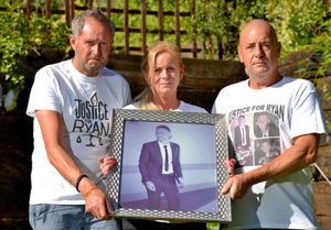 Ryan's dad Adrian Passey, mom Gillian Taylor and step dad Philip Taylor