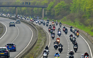 This year's Bike4Life Ride Out