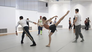 Brandon Lawrence and Delia Mathews; Photo Caroline Holden