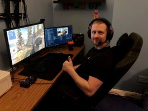 Supporting image for story: Telford gamer raises more than £1,600 for charity in 24-hour challenge