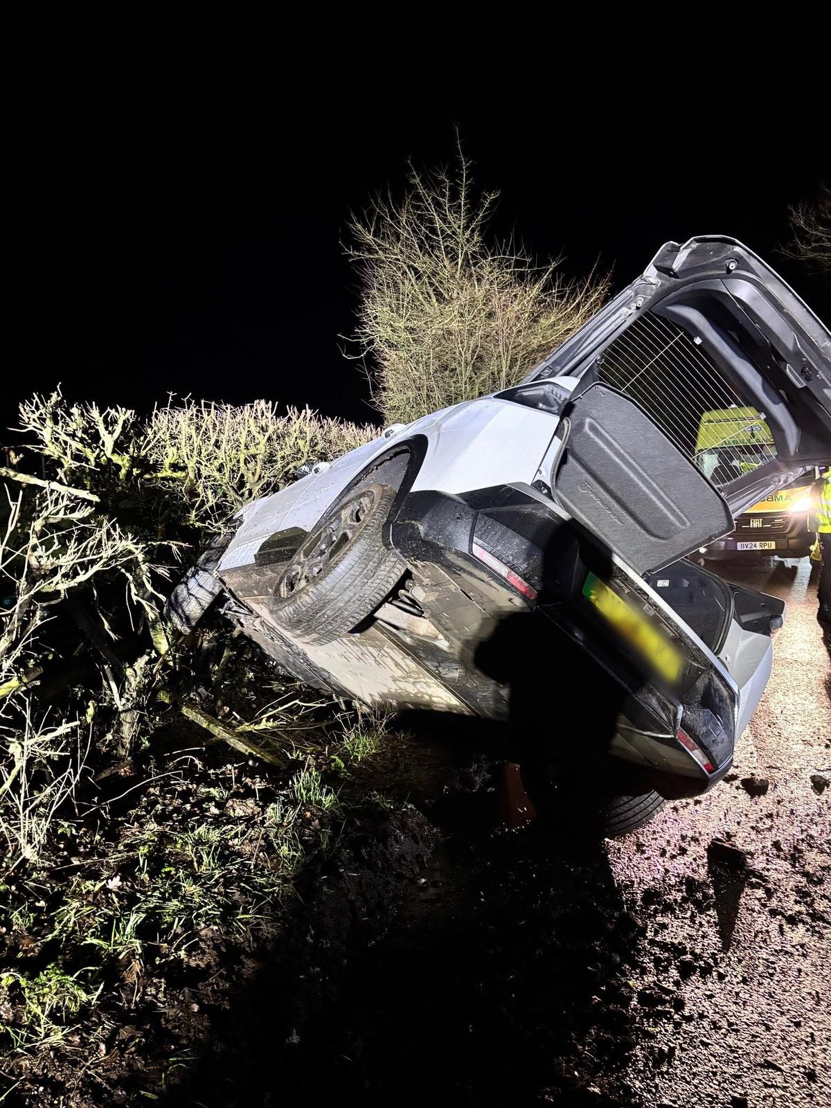 Motorist escapes serious injury after crash near Bridgnorth