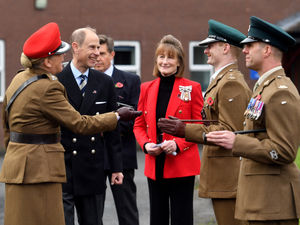 Supporting image for story: Duke of Edinburgh praises mental health charity for work with veterans on visit to Telford