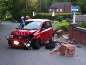 Supporting image for story: Car crashes into wall of Ironbridge home
