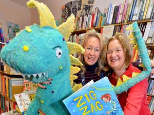 Supporting image for story: Giant of an adventure as Zig Zag book is launched in Shropshire - with video