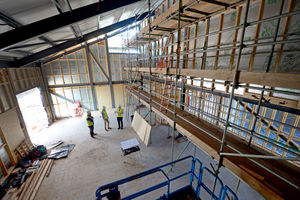 The crematorium taking shape