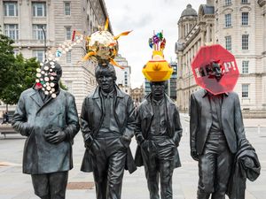 Supporting image for story: Liverpool’s Beatles statues get makeover as part of arts project