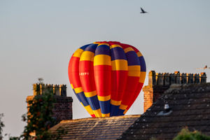 Oswestry's Balloon Festival returned over the weekend. Picture: Graham Mitchell.