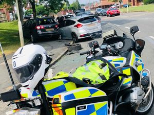 Supporting image for story: Man arrested after crashing into parked cars in Halesowen police chase 