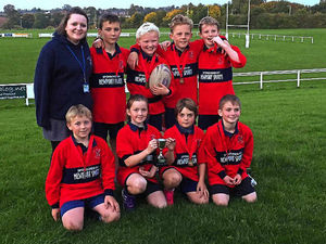 Supporting image for story: The winners tag for duo from rugby event