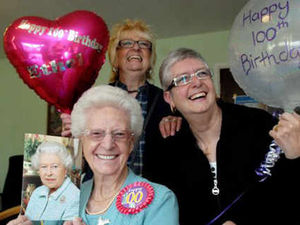 Supporting image for story: Ethel Wigfield celebrates her 100th birthday