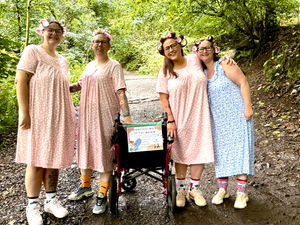 Supporting image for story: Morris Care staff take fundraising to new heights