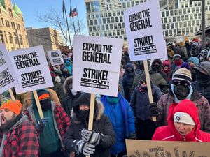 Supporting image for story: US officials clash over immigration crackdown after Minneapolis shooting