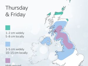 Supporting image for story: Blizzard conditions forecast for Shropshire this week as warm air meets snowy Arctic blast