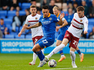 Supporting image for story: Shrewsbury Town striker Max Mata relishing competition for places