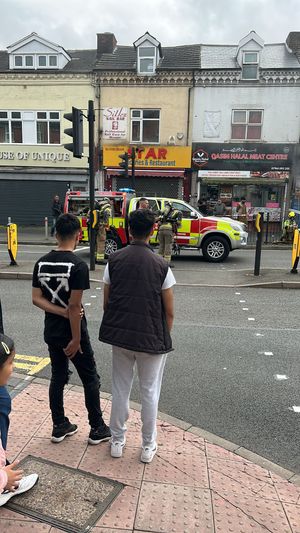 The fire has closed Cape Hill in both directions.