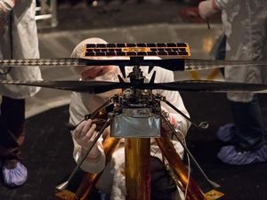 Supporting image for story: Nasa moves a step closer to flying a helicopter on Mars in 2021