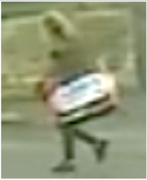 CCTV images released by police of the mysterious female figure