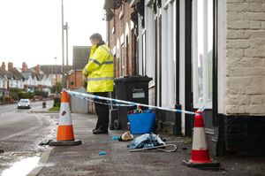 Police remained at the scene after the road had reopened