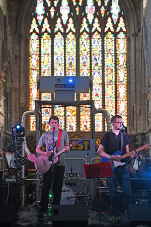 Hot Rubber play St Mary's Church