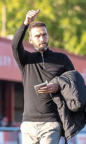 Roger Johnson at Brackley
        Picture courtesy: Glenn Alcock