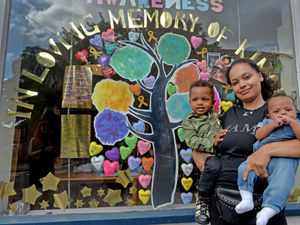 Supporting image for story: Walsall mother’s art tribute in memory of Kimora