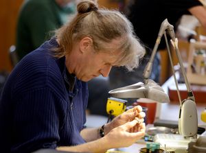  A clock being repaired