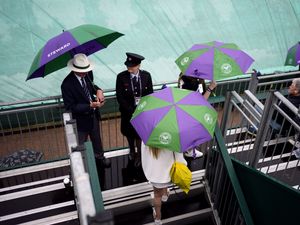 Supporting image for story: Wimbledon diary: Heatwave makes way for rain as Olivia Rodrigo visits Royal Box