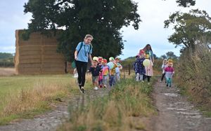 Children are pictured enjoying the outdoors. Photo: Steve Leath