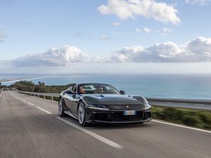 Supporting image for story: First Drive: Ferrari’s 12Cilindri Spider takes drop-top thrills to a new level